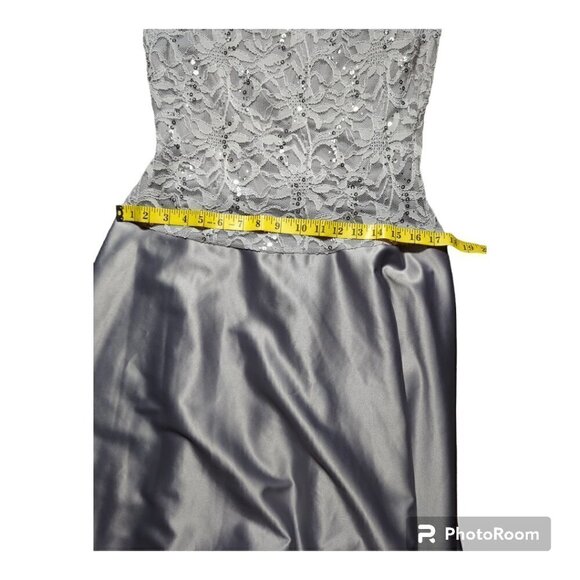 JS Collection Women's Dress Color Gray Size 10 - Picture 6 of 7